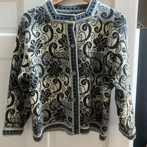 Nordic cardigan sweater